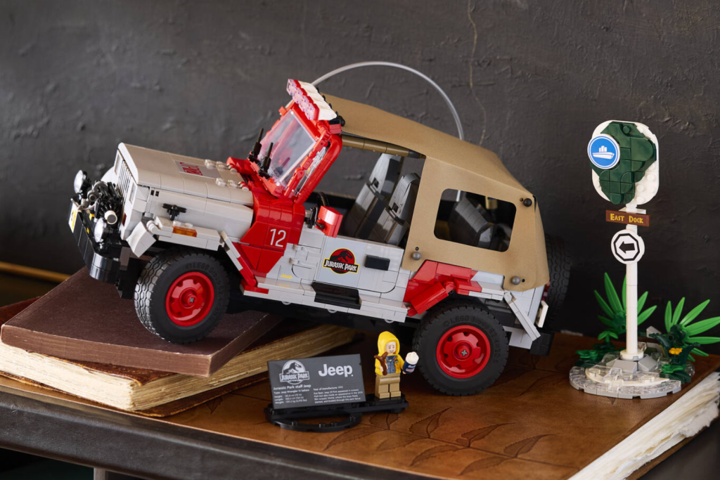 LEGO 77984 Jurassic Park Jeep Wrangler ya está a la venta: así es el nuevo set inspirado en Jurassic Park