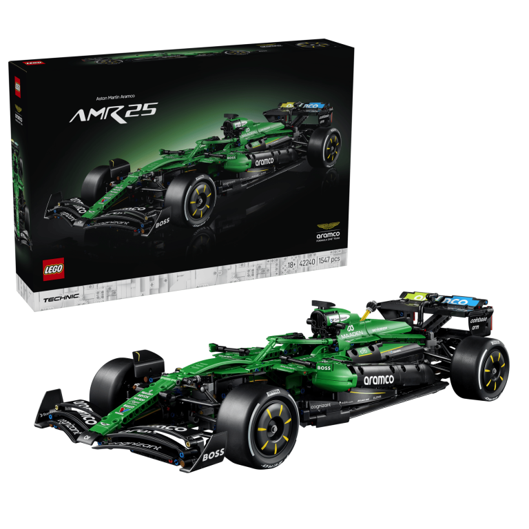 LEGO Technic 42240 Aston Martin Aramco AMR25 F1 Car: precio, lanzamiento y todos los detalles