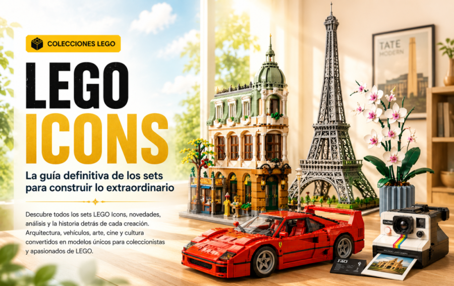 LEGO Icons: guía definitiva con todos los sets publicados (2007-2026)