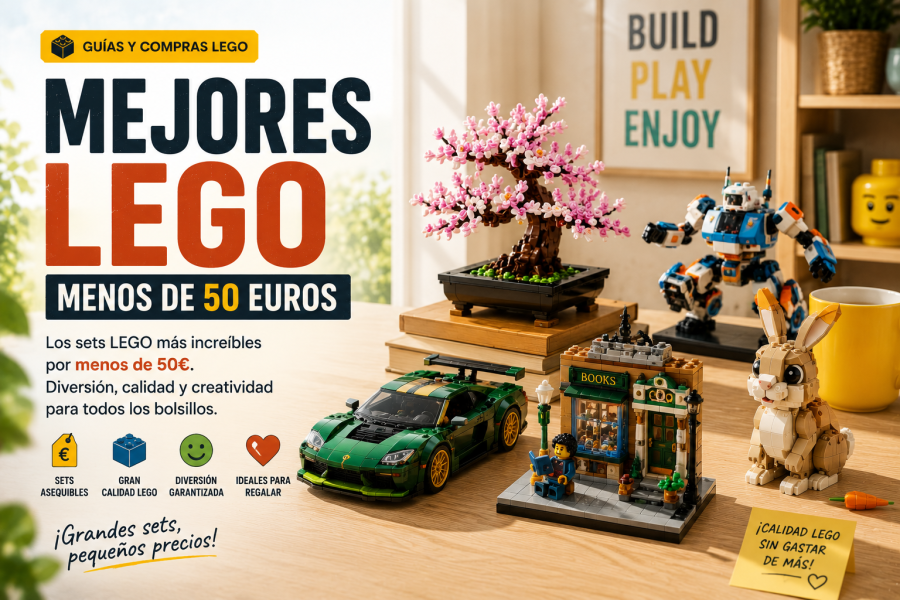 Mejores LEGO por menos de 50 €: mis sets favoritos con la mejor calidad-precio en 2026