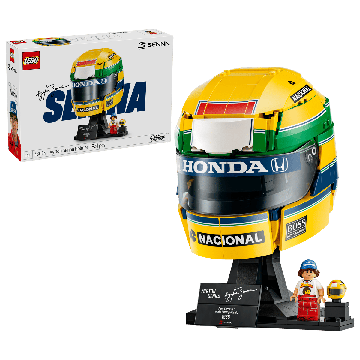 LEGO Casco de Ayrton Senna