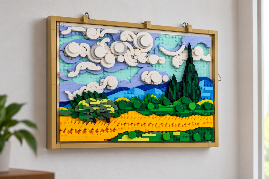 🎨 Análisis Lumibricks 21001 Wheat Field with Cypresses